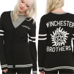 Supernatural Winchester Brothers Cardigan Sweater